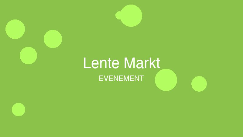 Voorjaarsmarkt: Bloemen & Planten