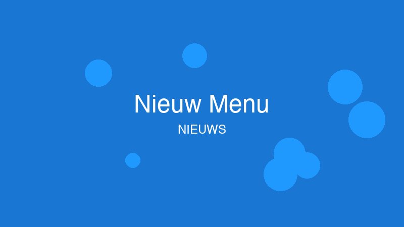 Mijn Bamboe lanceert nieuw lunchmenu