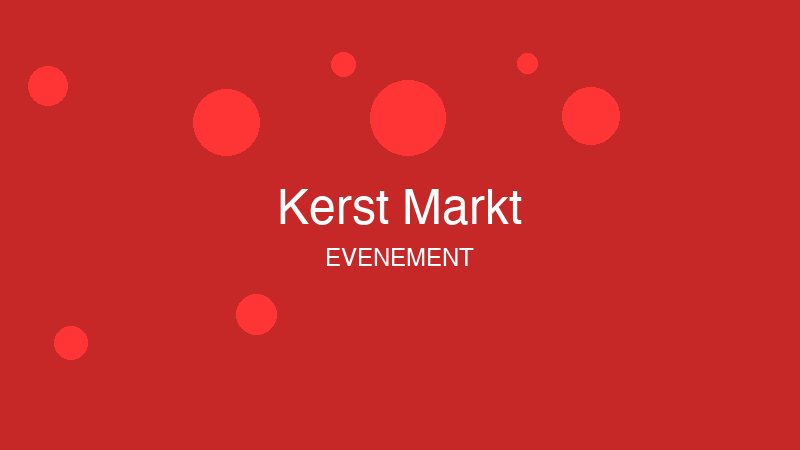 Kerstmarkt Winkelcentrum Schiebroek