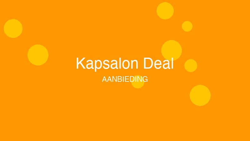 Knippen + wassen voor €15